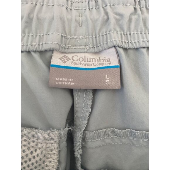 Columbia Sportswear Women’s PFG Elastic Waist Fishing Shorts Light Blue Size L - Picture 5 of 7